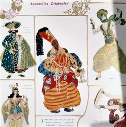 O Grande Eunuco, figurino para a produção do ballet &39;Scheherazade&39; de Diaghilev, 1910
